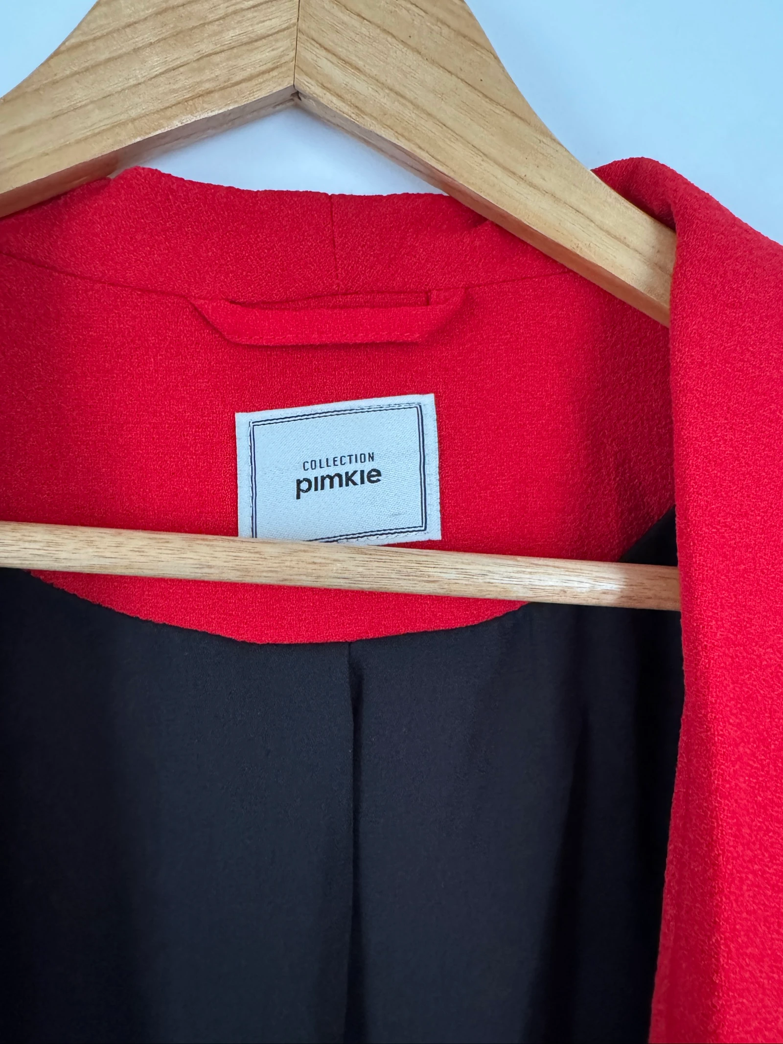 Blazer longo leve Pimkie vermelho - Tamanho P - Comprimento 74 cm – photo 3